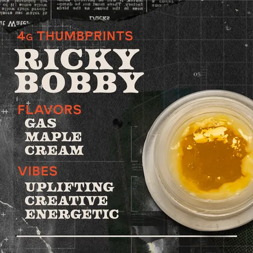 Ricky Bobby Live Rosin - 4g Thumbprints Concentrate
