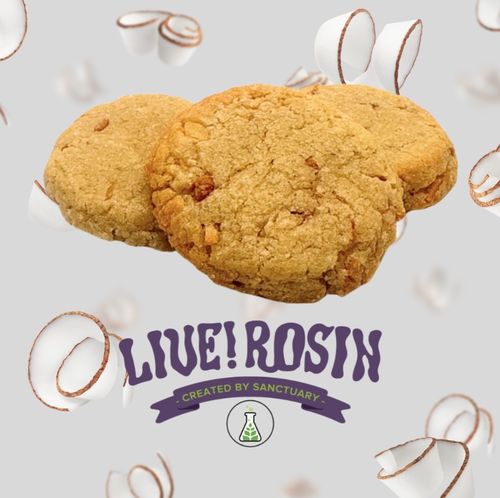 Live Rosin Sauz Toasted Coconut Cookies 100mg 10pk - 