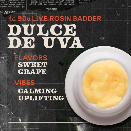 Dulce De Uva Badder 1g Live Rosin Concentrate from  product image