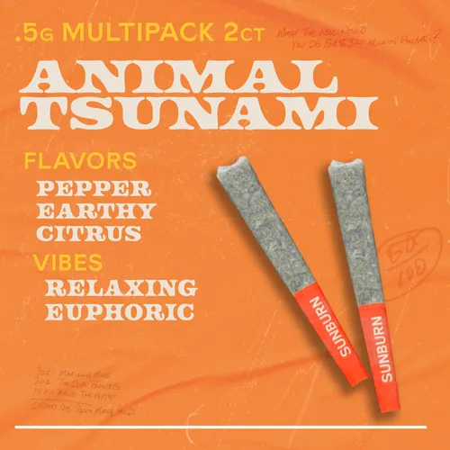 Animal Tsunami - 1g Pre Rolls from  product image