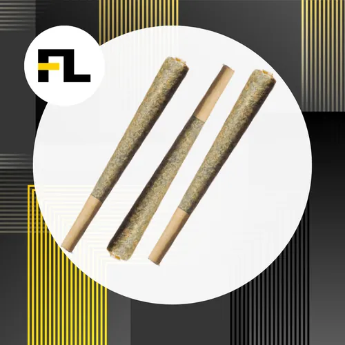 Funky Donut Preroll 3-Pack by FLUENT Flower - 0.500g PreRoll
