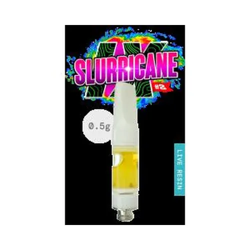 Live Resin Cartridge 0.5g - Slurricane IX #2 by The Flowery - 0.500g Live Resin