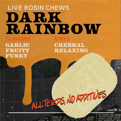 Dark Rainbow 100mg 10pk Live Rosin Chews - 