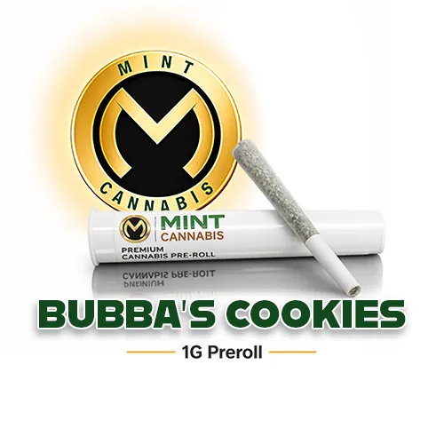 Mint Platinum 1.0g Prerolls -  Bubbas Cookies by Mint Platinum - 1.000g PreRoll