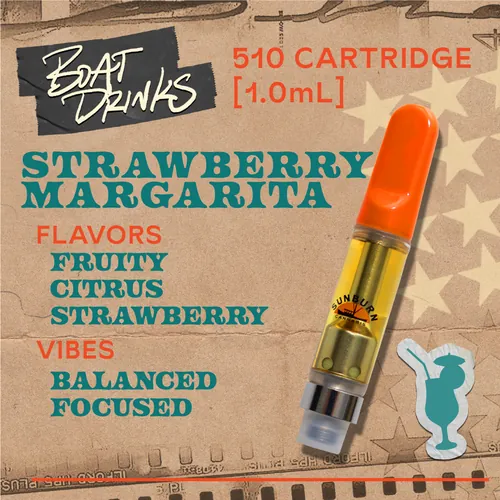 Strawberry Margarita - 1g Distillate Vape Carts