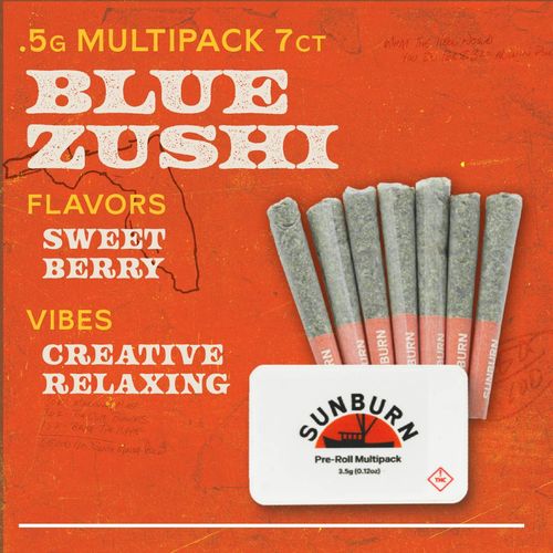 Blue Zushi 7ct Pre Rolls Hybrid - 