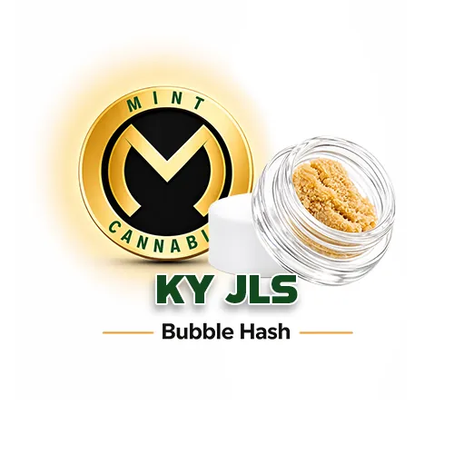Mint Platinum  Live Bubble Hash 1g - KY JLS by Mint Platinum - 1.000g Bubble Hash