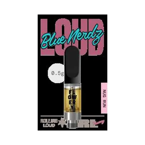 Nug Run Resin Cartridge 0.5g - Blue Nerdz