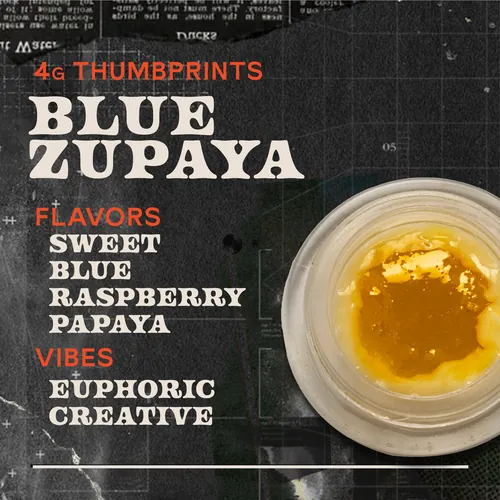 Blue Zupaya Live Rosin - 