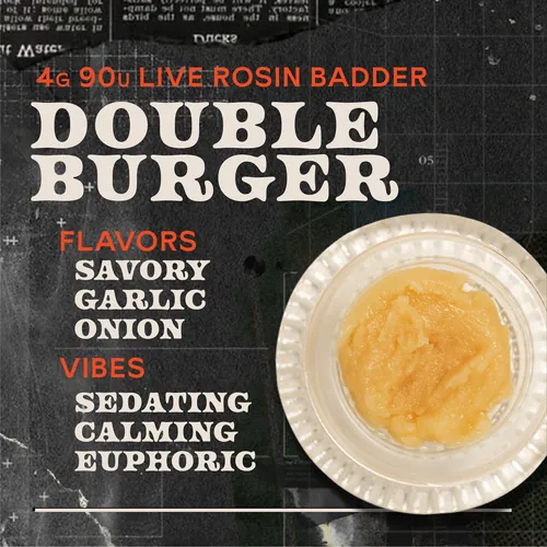 Badder Double Burger -  cannabis product