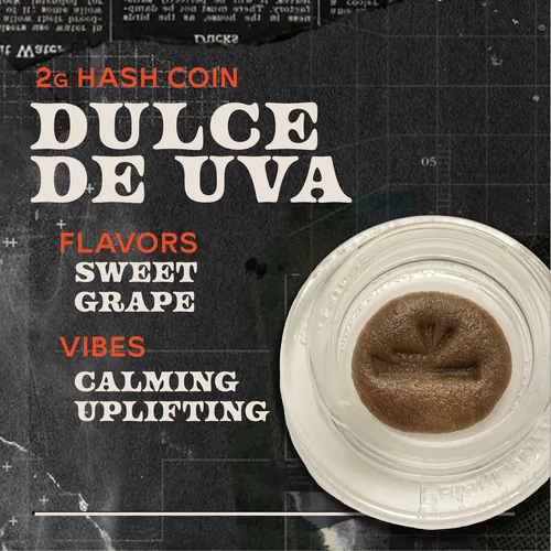 image of Dulce De Uva - 2g Hash Coins Concentrate