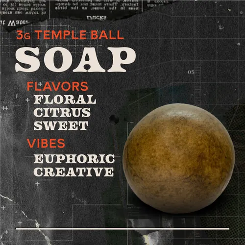 Soap - 3g Temple Ball by Sunburn - 3.000g Hash