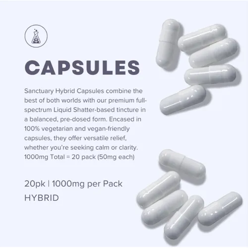 1,000mg 20pk Capsules - Lemon Haze