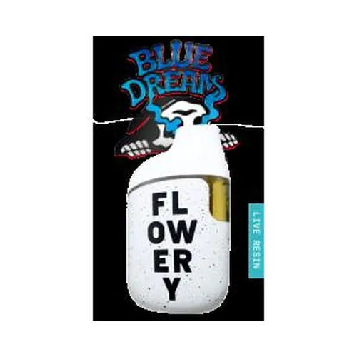 Flowery AIO Live Resin Vape 1g - Santa Cruz Blue Dream by The Flowery - 1.000g Live Resin