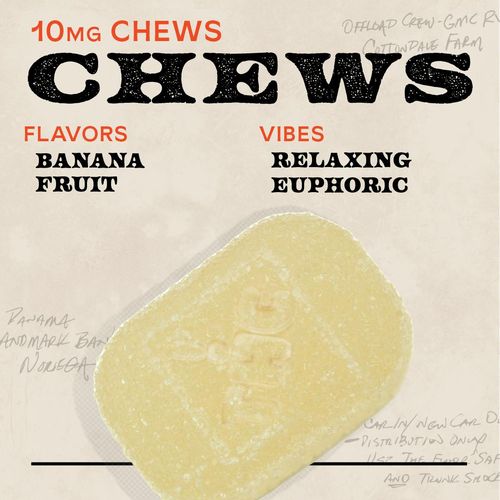 Banana 100mg 10pk Chews Hybrid - 