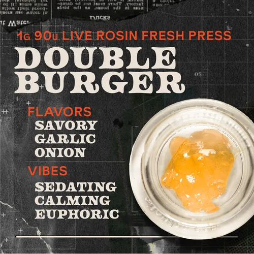 Fresh Press Double Burger - 