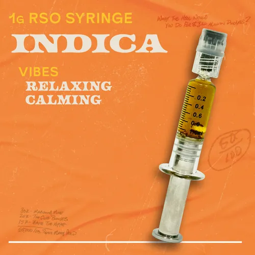 Indica 1g RSO Syringe - 