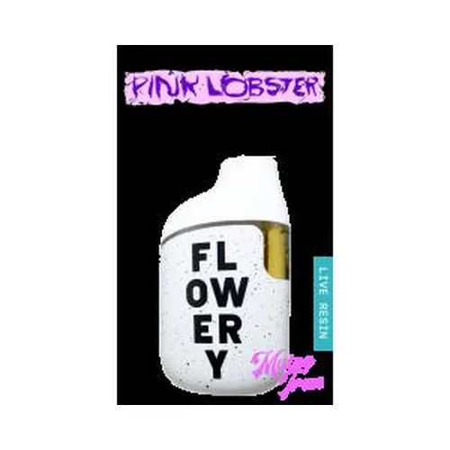 Flowery AIO Live Resin Vape 1g - Pink Lobster by Maine Trees - 1.000g Live Resin