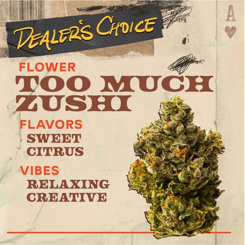 Too Much Zushi 3.5g Flower - 