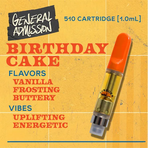 Birthday Cake - 1g Distillate Vape Carts from  product image
