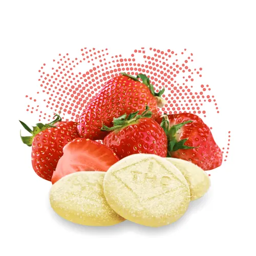 Strawberry - C-Bite - 100mg - 10ct by Cookies - 1.000g Distillate