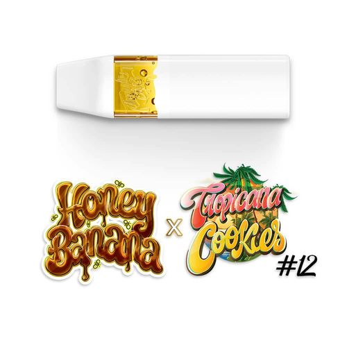 Honey Banana x Trop Cookies #12 - Live Rosin Vape Pen - 