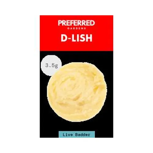 Live Resin Badder 3.5g - D-Lish by Preferred Gardens - 3.500g Badder