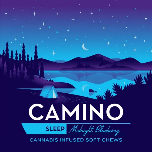 Camino Midnight Blueberry 5:1 THC:CBN Soft Chews from  product image