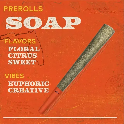 Soap 1g Pre Roll Whole Flower Sativa - 