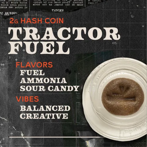 image of Tractor Fuel - 2g Hash Coins Concentrate