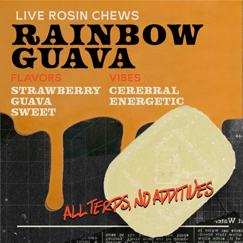 Rainbow Guava 100mg 10pk Live Rosin Chews - 