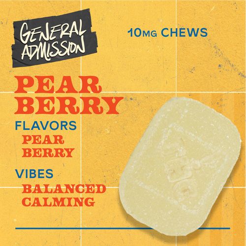 Pear Berry 100mg 10pk Chews Hybrid - 