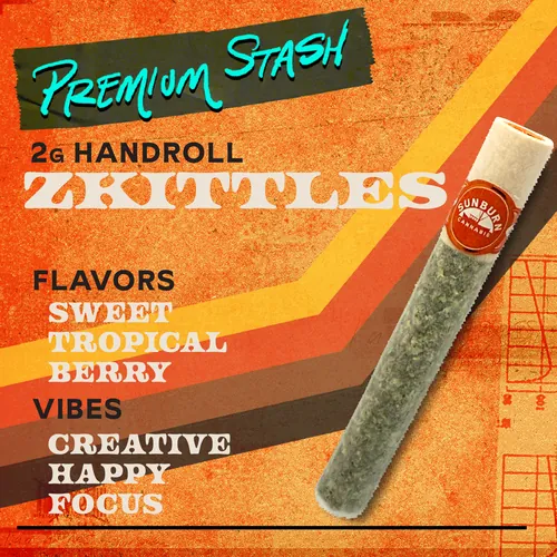 Zkittles - 2g Handrolled Pre-roll by Premium Stash - 2.000g PreRoll