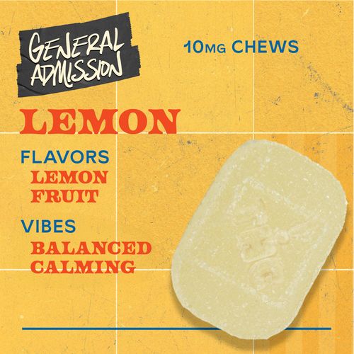 Lemon 100mg 10pk Chews Hybrid - 