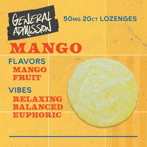Mango 50mg 20ct Lozenges Hybrid - 