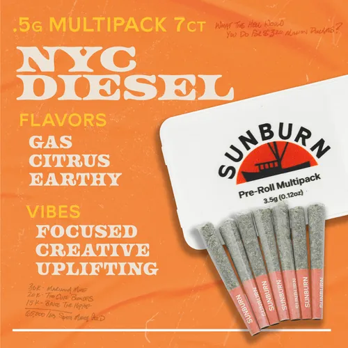 NYC Diesel - 7ct Pre Rolls