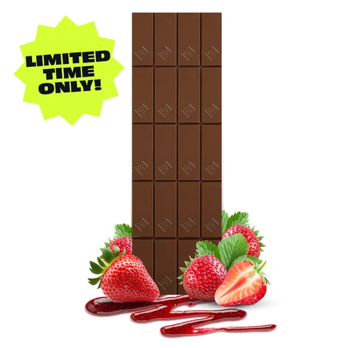 200mg, Milk Chocolate Strawberry - Chocolate Bar by Heights - 0.200g Chocolate