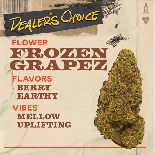 Frozen Grapez - 3.5g Flower by Dealer's Choice - 3.500g Whole