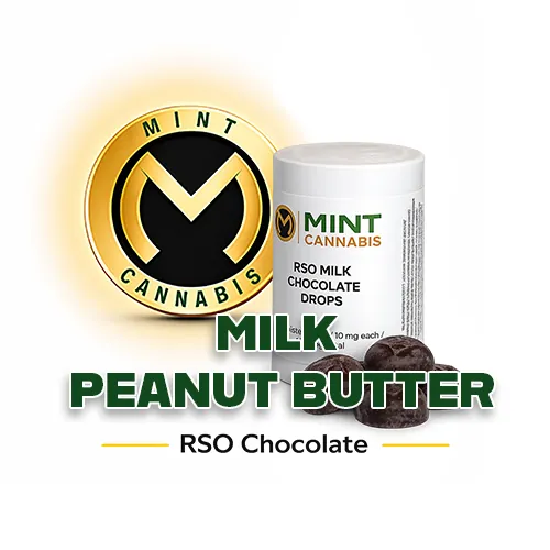 Mint Premium - Chocolate Drops RSO 100mg - Milk Ccnt from  product image