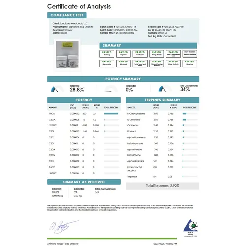 Signature 3.5g Lmon M.