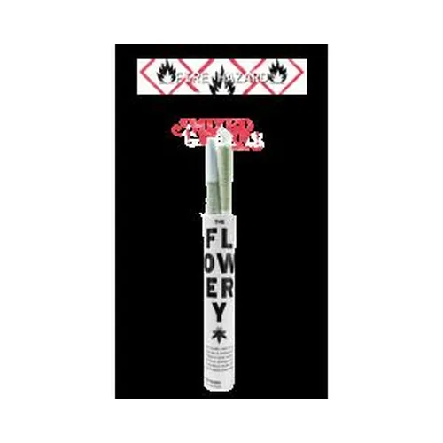 Fire Hazard Whole Flower Prerolls 2x0.5g by The Flowery - 1.000g PreRoll