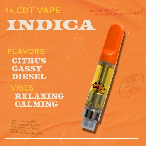 Indica 1g CDT Cartridge - 