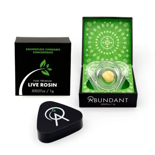 Honey Banana Live Rosin by Abundant Organics - 1.000g Live Rosin