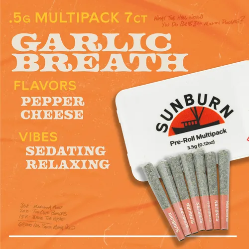 Garlic Breath 7ct Pre Rolls Indica - 