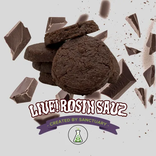 Dark Chocolate Cooks. | Live Rosin Sauz 100mg 10 pk
