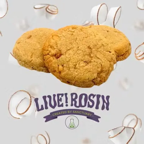 Toasted Coconut Cookies l Live Rosin Sauz l 100mg 10pk