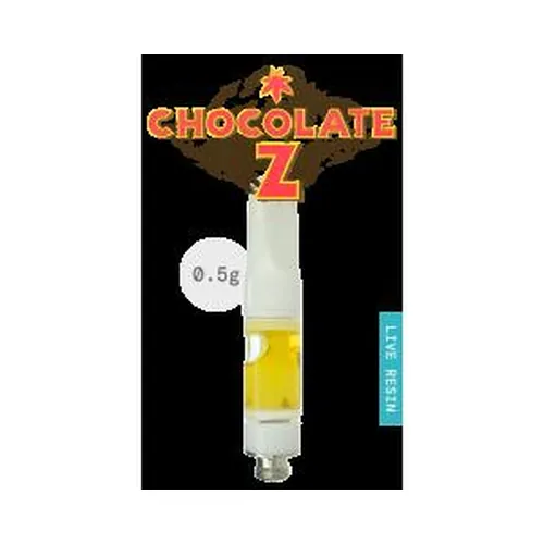 Live Resin Cartridge 0.5g - Chocolate Z by The Flowery - 0.500g Live Resin