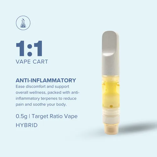 image of 1:1 Hybrid Vape 0.5g | Anti-inflammatory