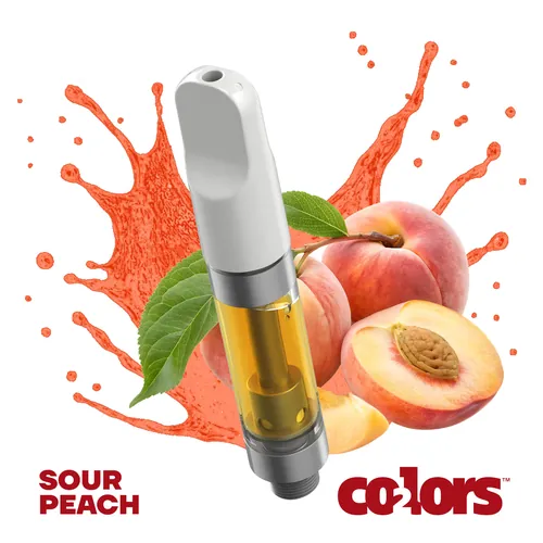 Sour Peach Vape Cart by Co2Lors - 1.000g Ground
