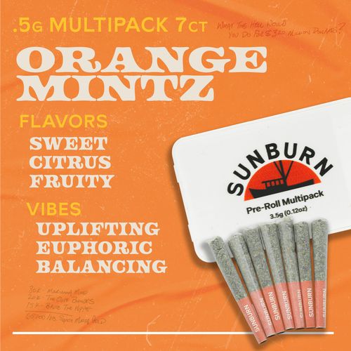Orange Mintz 7ct Pre Rolls Hybrid - 